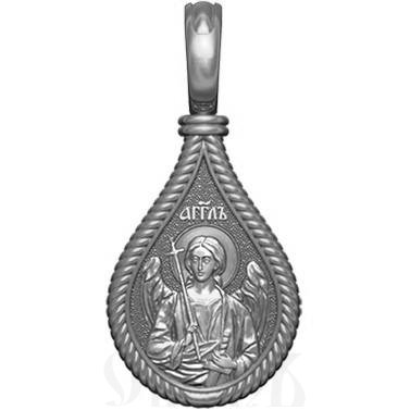 нательная икона св. мученица лидия иллирийская, серебро 925 проба с родированием (арт. 06.024р)